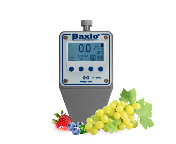 Digital hardness tester for fruit, F0 scale (blueberries, grapes and strawberries)