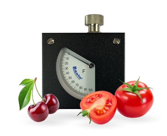 Durómetro para fruta, escala FB (cerezas, tomates)